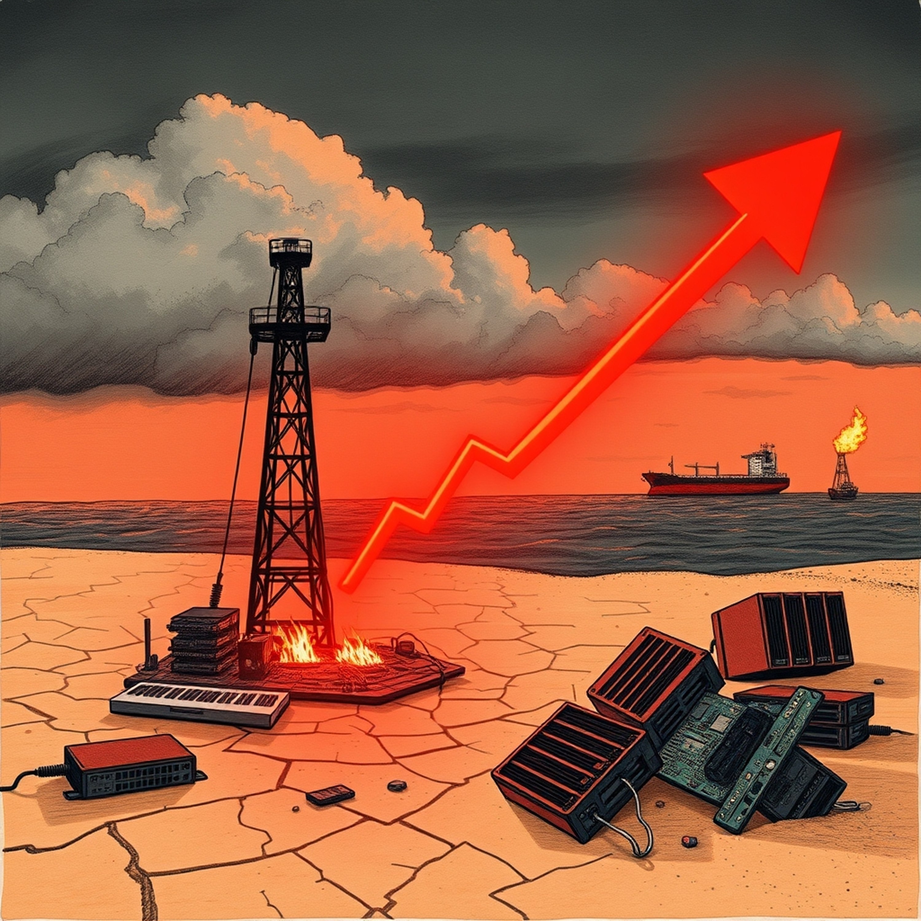 0723 | Stocks Drop as AI Doubts Hit Tech, Oil Tops $100, Yields Jump episode artwork